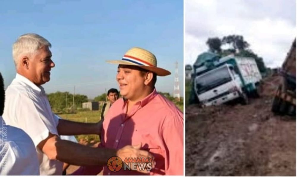 MOPC sin máquinas para arreglo de caminos en Amambay