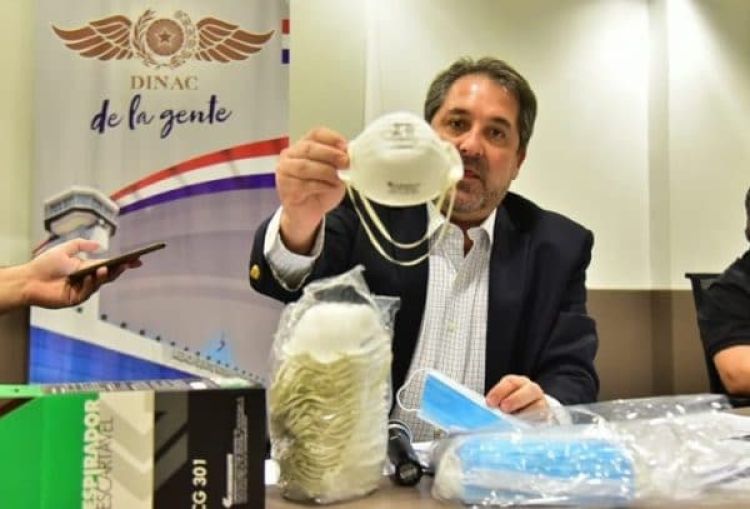 Audiencia preliminar por el caso de tapabocas de la Dinac se llevará a cabo el 18 de octubre