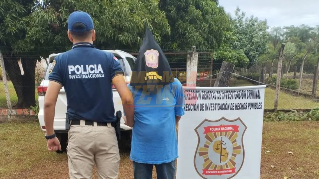 Supuesto feminicida es capturado tras un procedimiento policial en Yby Yaú