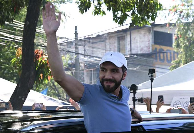 Tribunal electoral: reelección de Bukele con 84,65% de votos en El Salvador