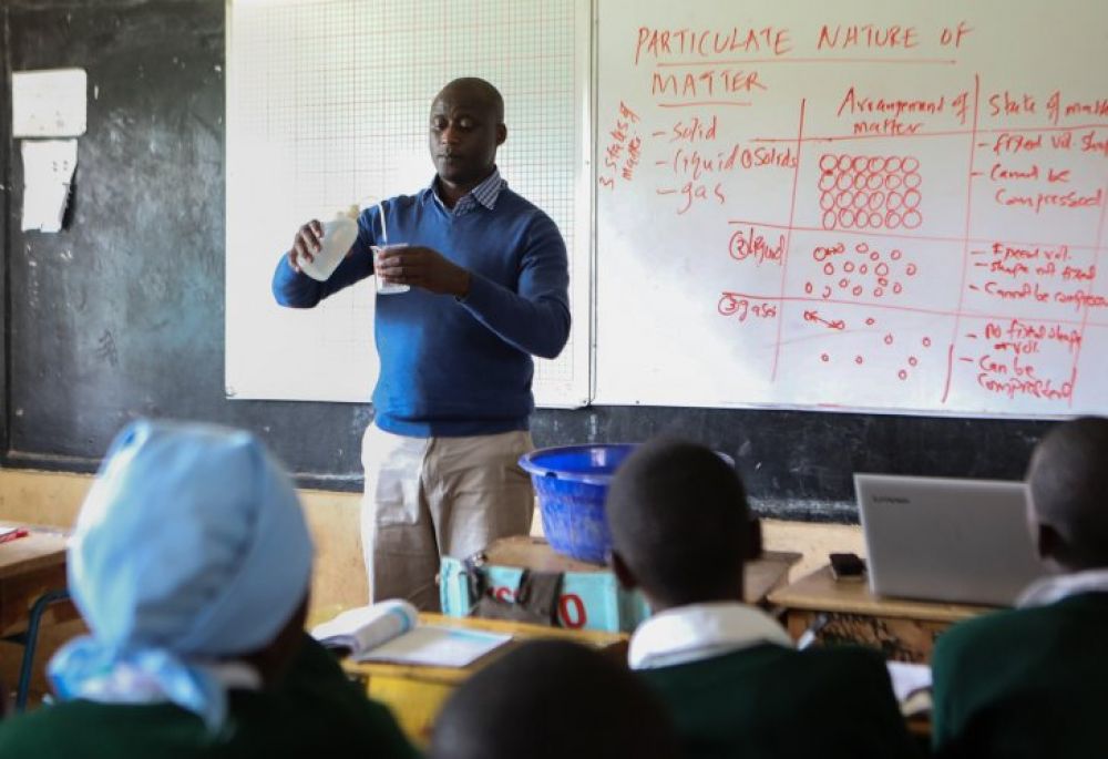 El primer africano elegido mejor maestro del mundo