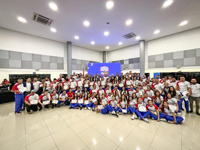 El COP rindió homenaje a medallistas del Team Paraguay