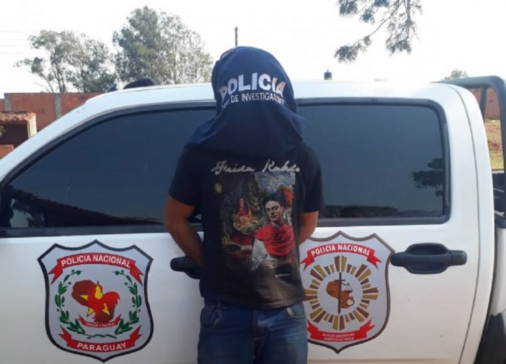 Capturan a sospechoso de homicidio de joven en Caaguazú