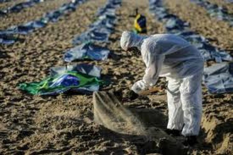 Covid: Brasil registra 2.216 muertes en 24 horas