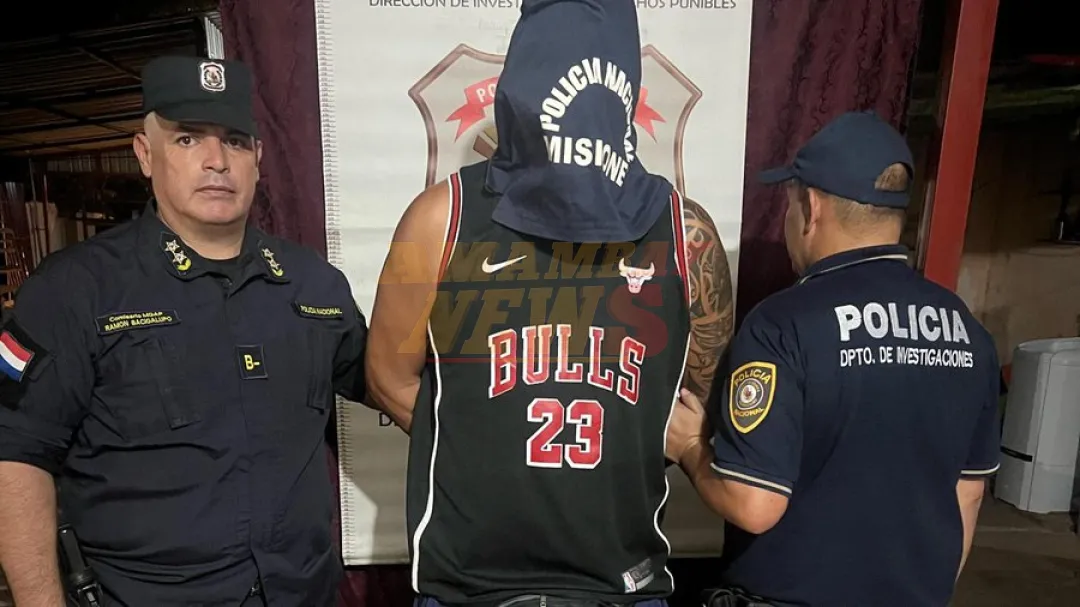 Detienen a funcionario de la Gobernación de Misiones tras video donde dispara al aire