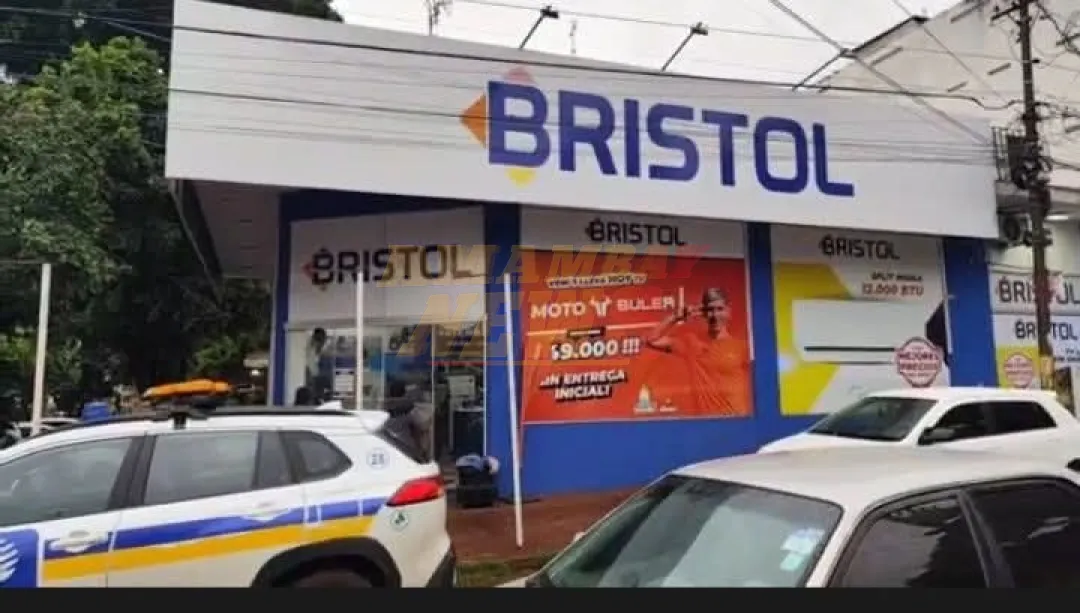 Asalto a mano armada en la sucursal de Bristol Presidente Franco