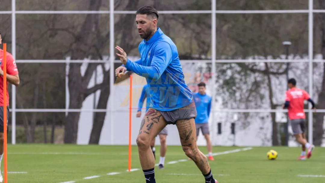 Sergio Ramos listo para el debut con Monterrey