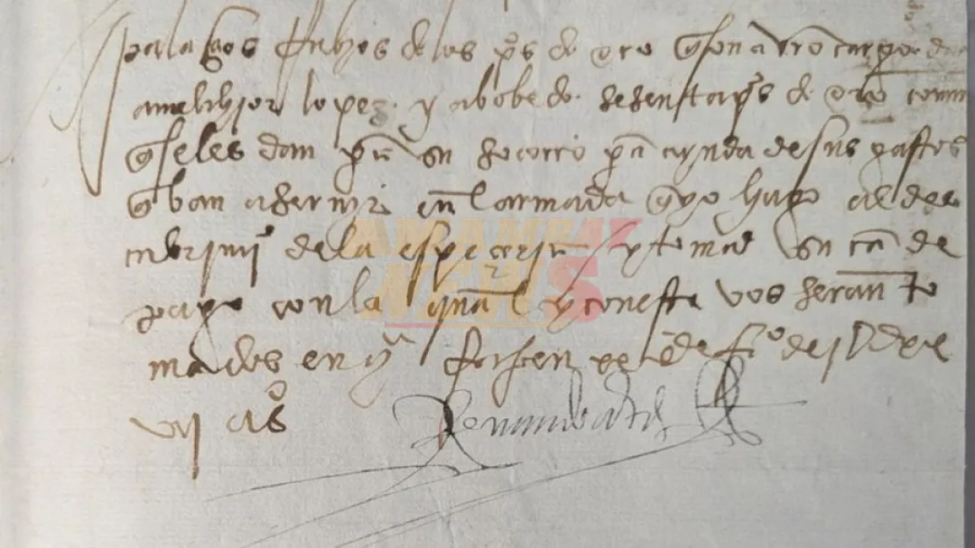Estados Unidos devuelve a México manuscrito original firmado por Hernán Cortés