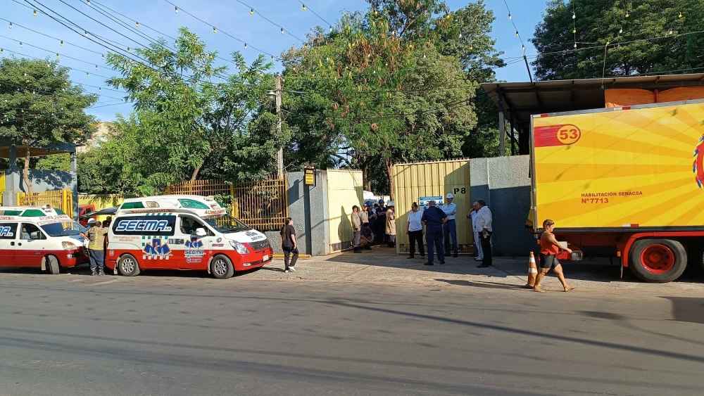 Varios lesionados tras explosión de tubo de amoníaco en una fábrica en San Lorenzo