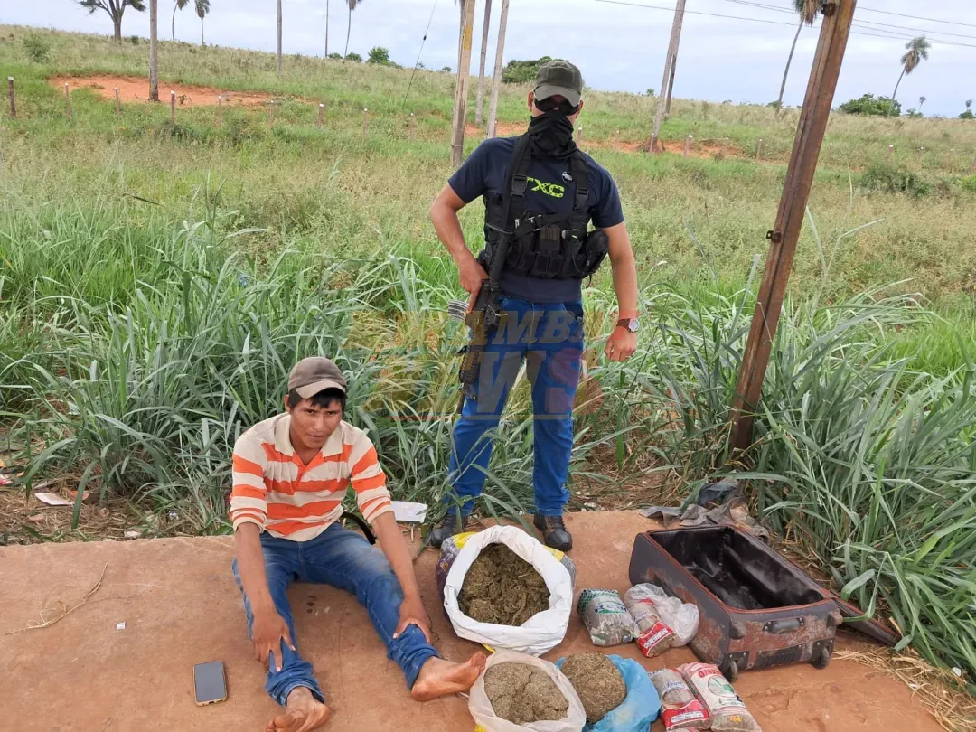 SENAD incauta más de 7 Kilos de marihuana y detiene a un hombre en la colonia Santa Clara