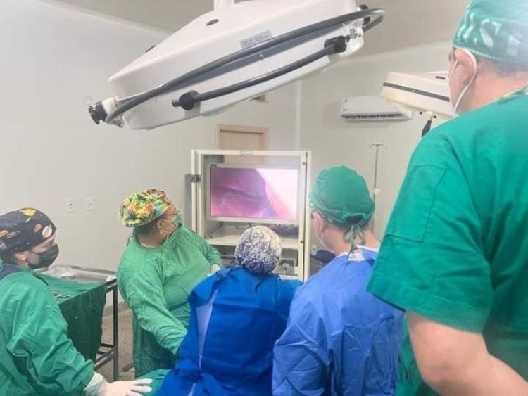 Realizaron la primera cirugía video laparoscópica en el Hospital Distrital de San Ignacio, Misiones