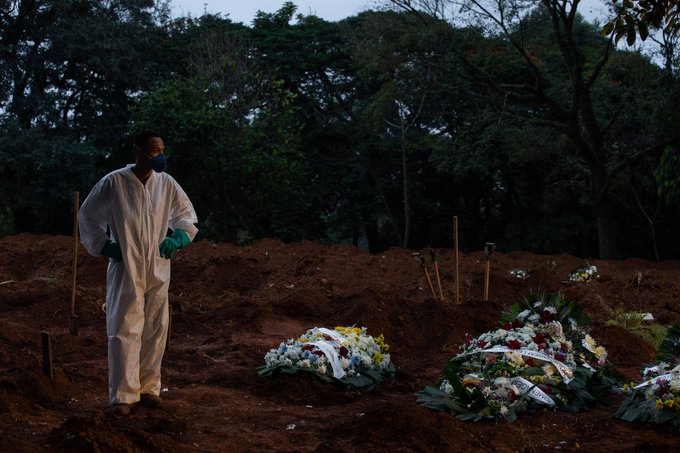 Covid: Brasil registra 101 muertes en 24 horas