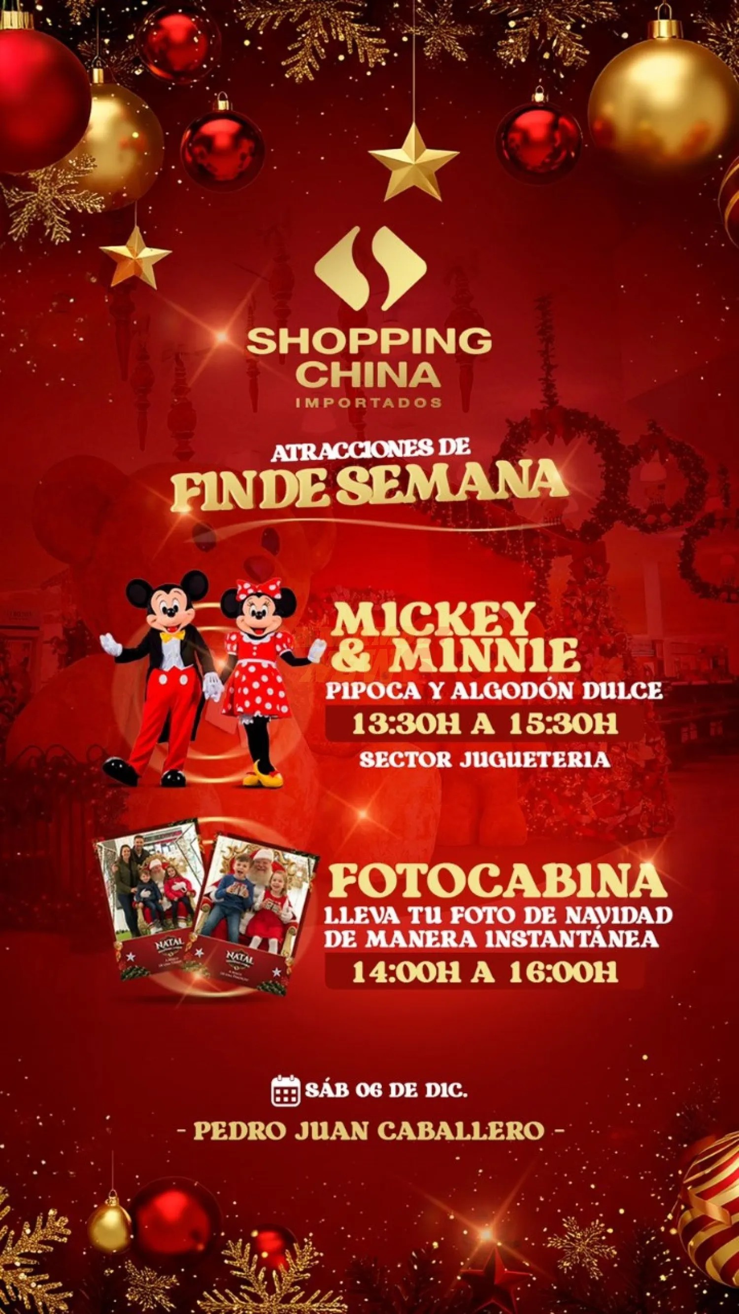 ¡Atención padres!: Hoy, Shopping China en Pedro Juan Caballero ofrece actividades ¡GRATIS! para sus hijos