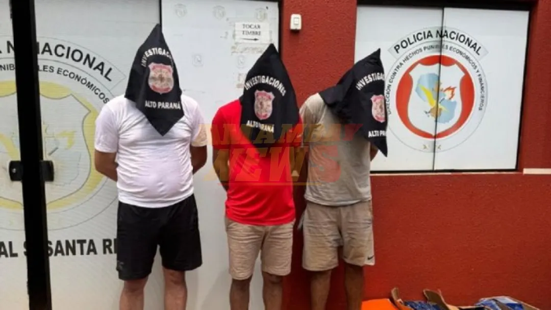 Fiscala procesa a tres detenidos por el robo a Bancoop en Naranjal
