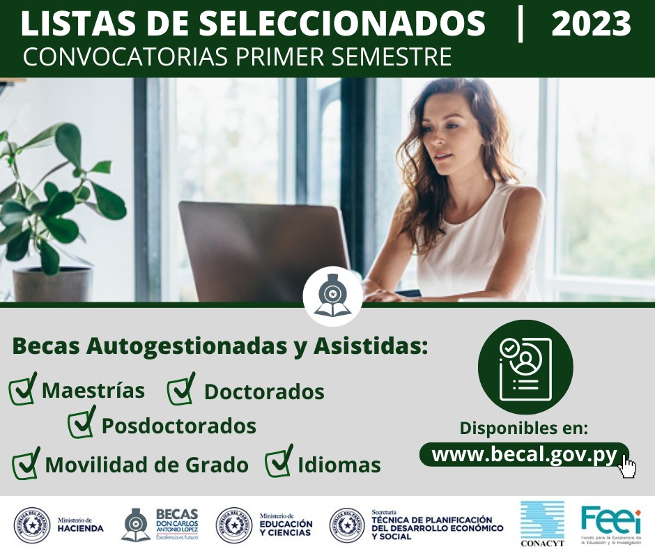 BECAL dio lista de 128 nuevos becarios que estudiarán en el exterior