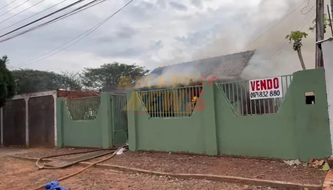 Conflicto familiar deriva en incendio de vivienda en Pedro Juan Caballero