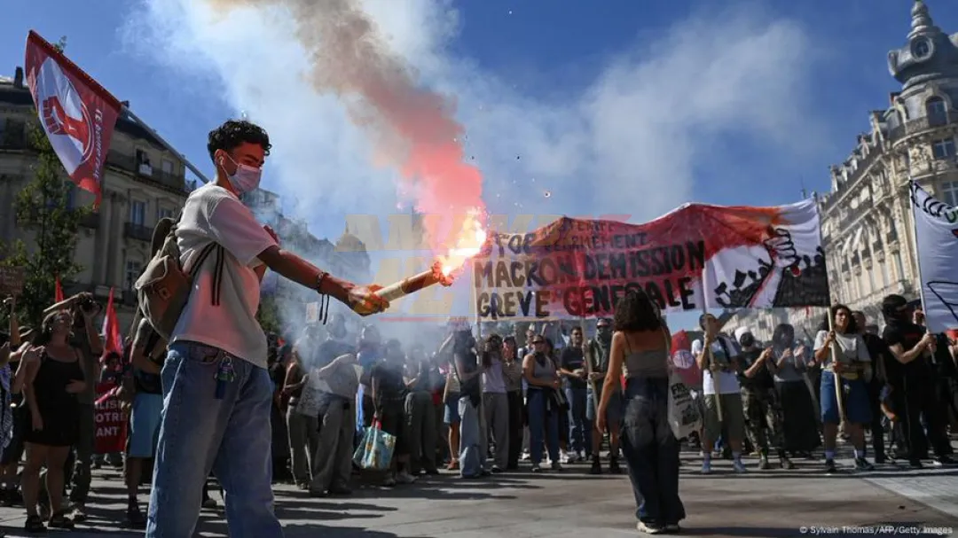 Huelga y protestas en Francia contra los recortes sociales