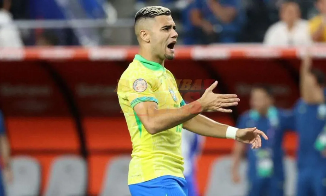 Brasil convoca de emergencia a Andreas Pereira para enfrentar a Bolivia