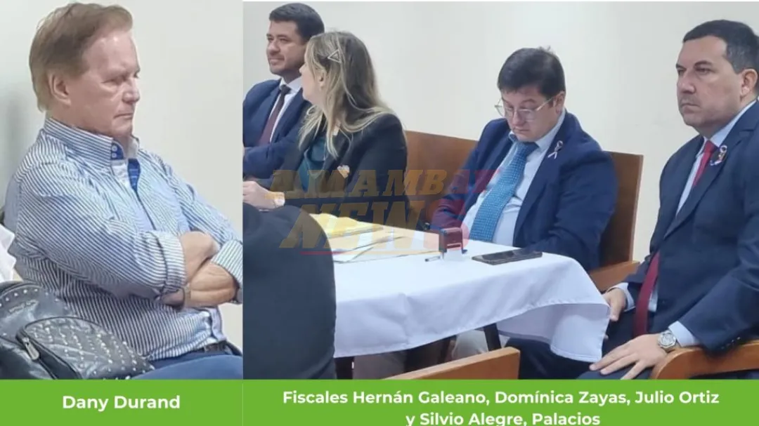 Juez se opone a pedido de fiscales de blanquear a Dany Durand y otros