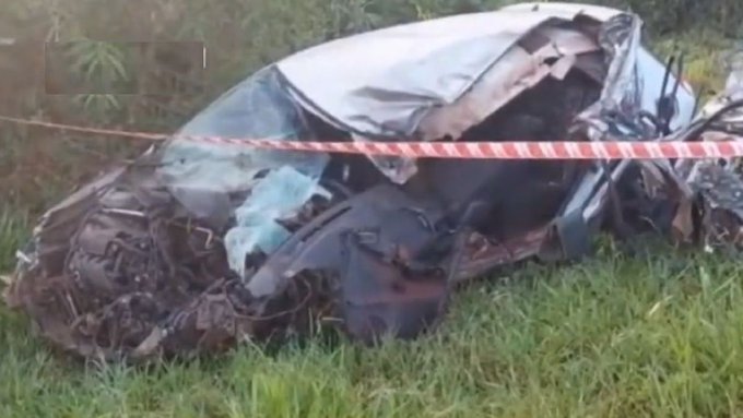 Policía muere tras un choque frontal en Paraguarí
