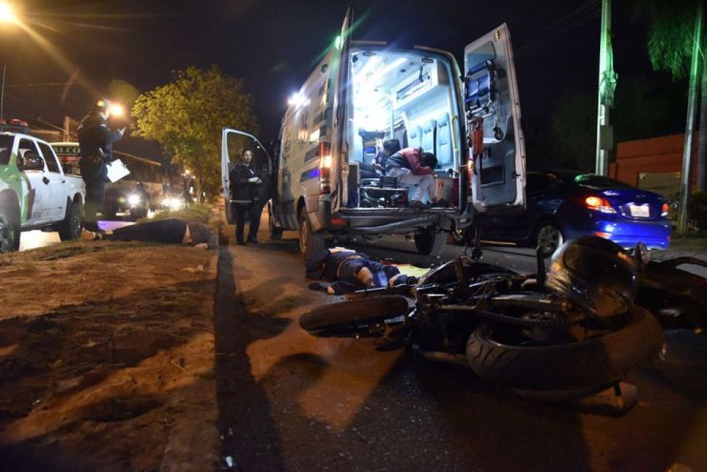Accidentes deja un muerto y tres heridos en Asunción