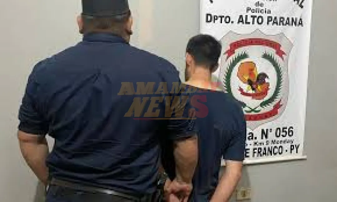 Detienen a hombre que golpeó a su pareja en Presidente Franco