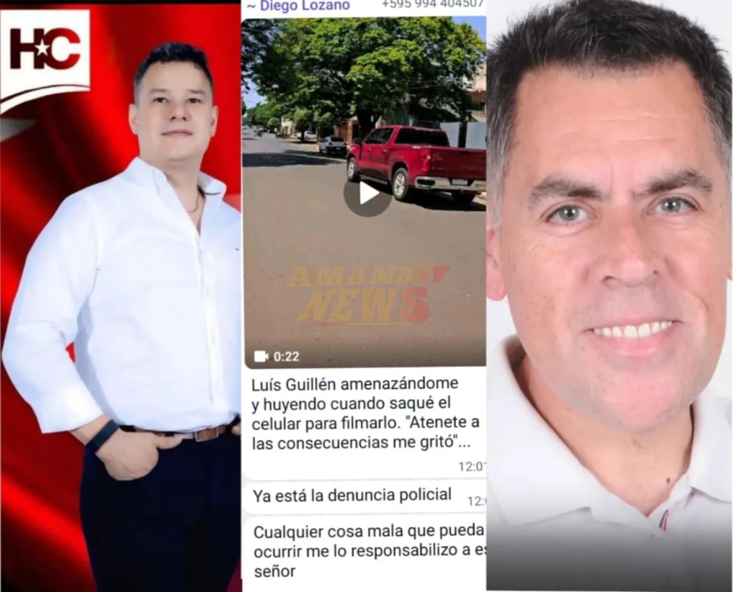 AUDIO: Luis Guillén desmiente haber amenazado al periodista argentino Diego Lozano