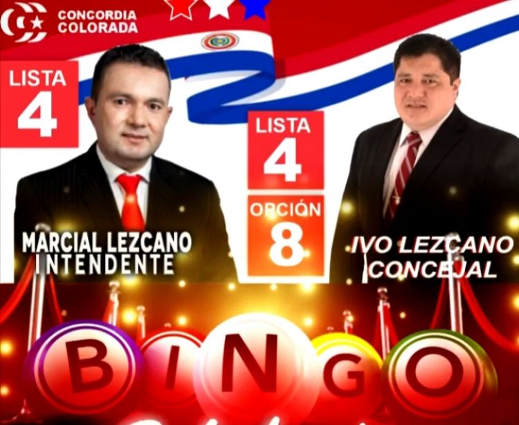 Bingo mau de Concordia Colorada con poca venta en Pedro Juan Caballero