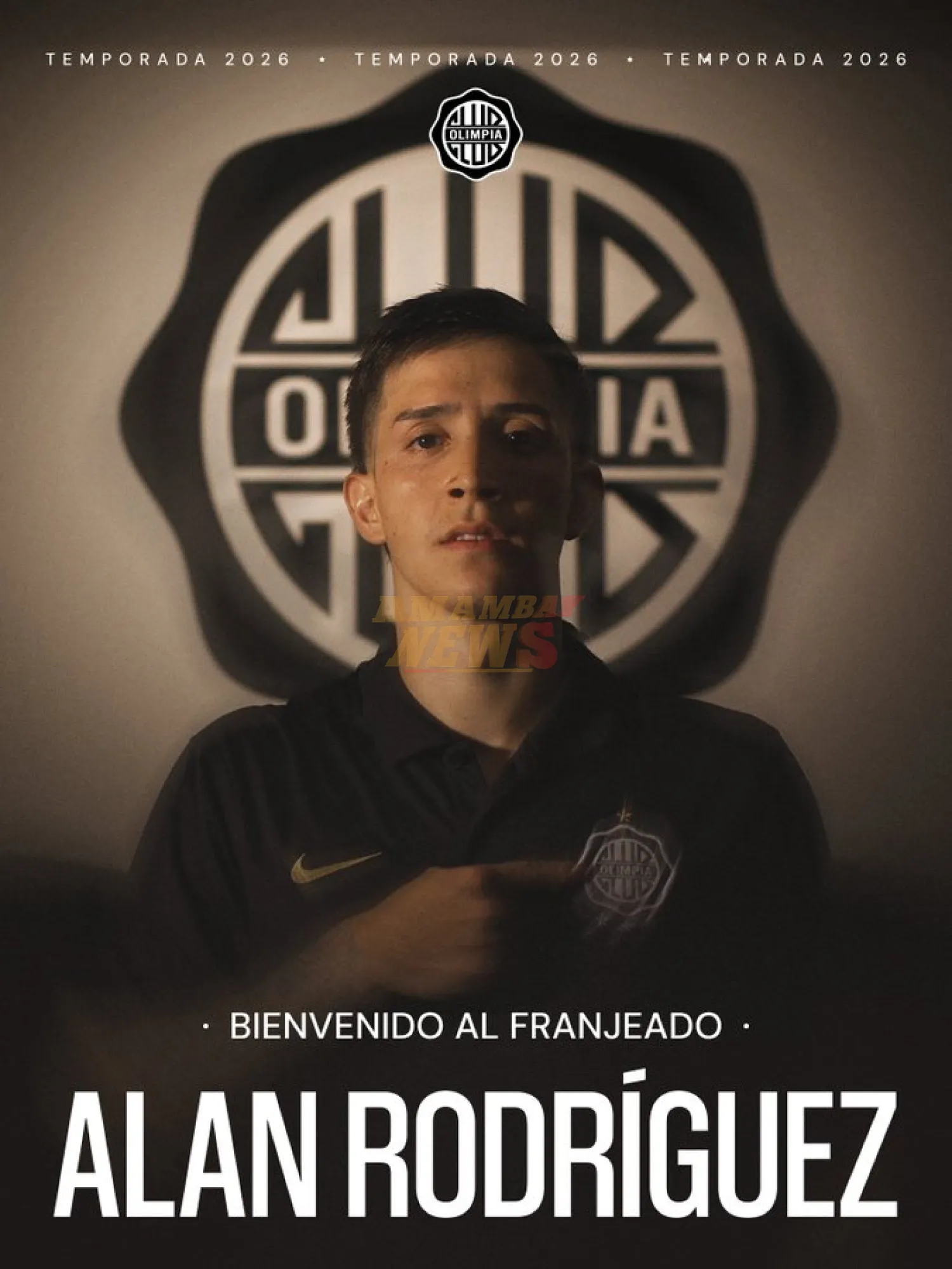Olimpia hace oficial la contratación de Alan Rodríguez