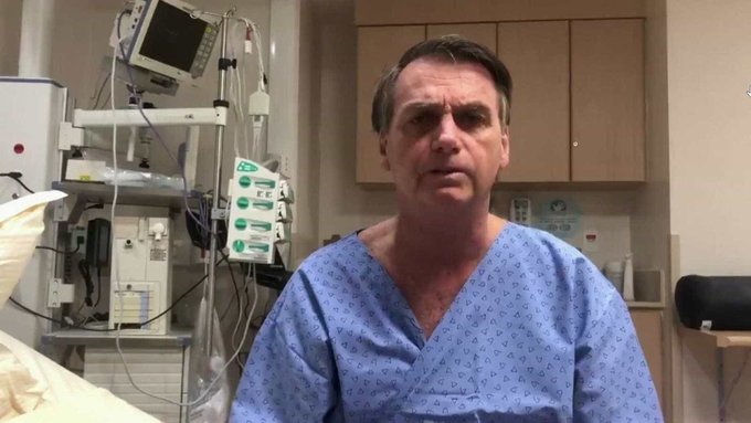Bolsonaro fue internado en EEUU por fuertes dolores abdominales