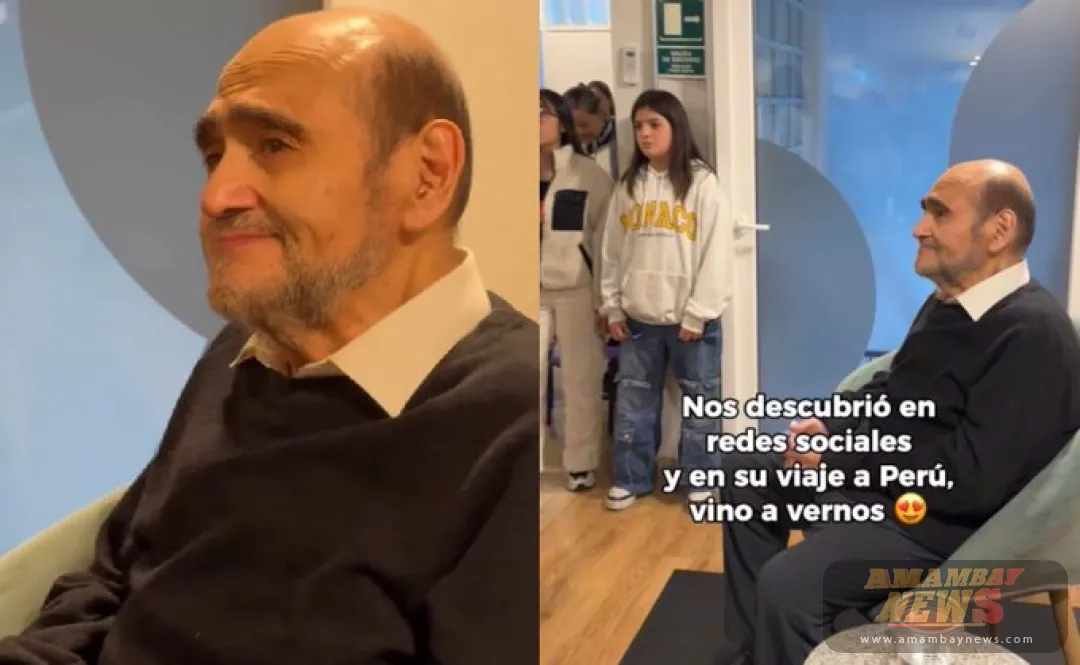Niños peruanos conmueven, hasta las lágrimas al "señor Barriga"