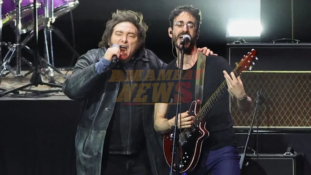 Milei protagoniza concierto de rock en Buenos Aires mientras enfrenta una tormenta política
