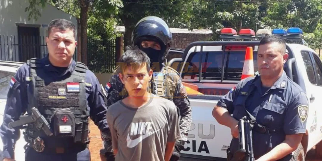 Joven detenido tras persecución con moto robada y réplica de arma