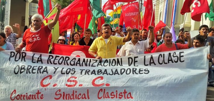 Corriente Sindical Clasista anuncia cacerolazo para este viernes en Asunción