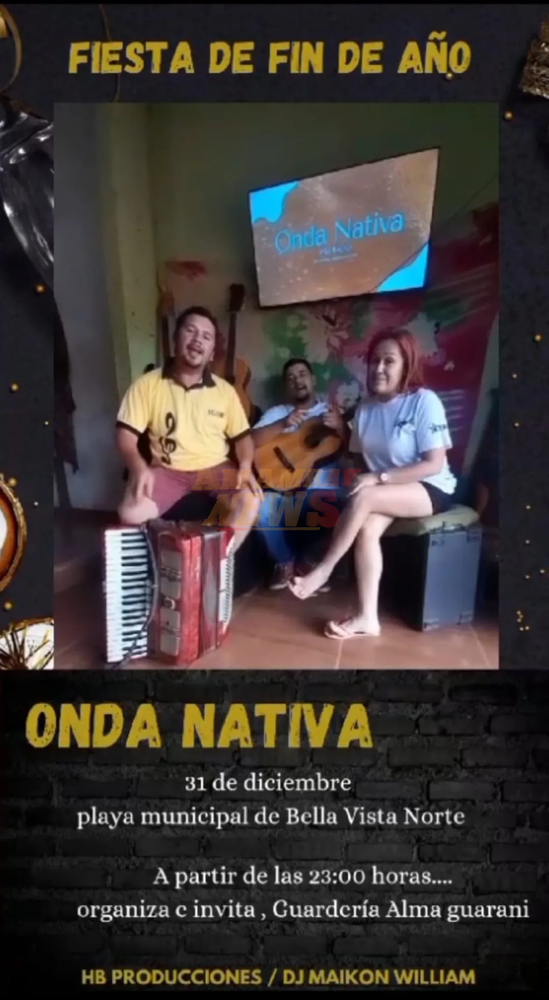 VIDEO: Fiesta de fin de año en Bella Vista Norte