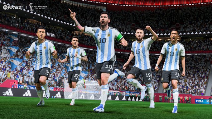 FIFA 23 predice que Argentina ganará la Copa del Mundo usando una simulación