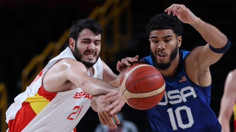 Estados Unidos mostró todo su potencial ante España y alcanzó las semifinales en Tokio