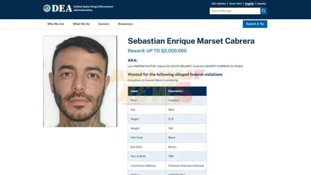 La "ínfima” transferencia que puso a Sebastián Marset en el radar de Estados Unidos