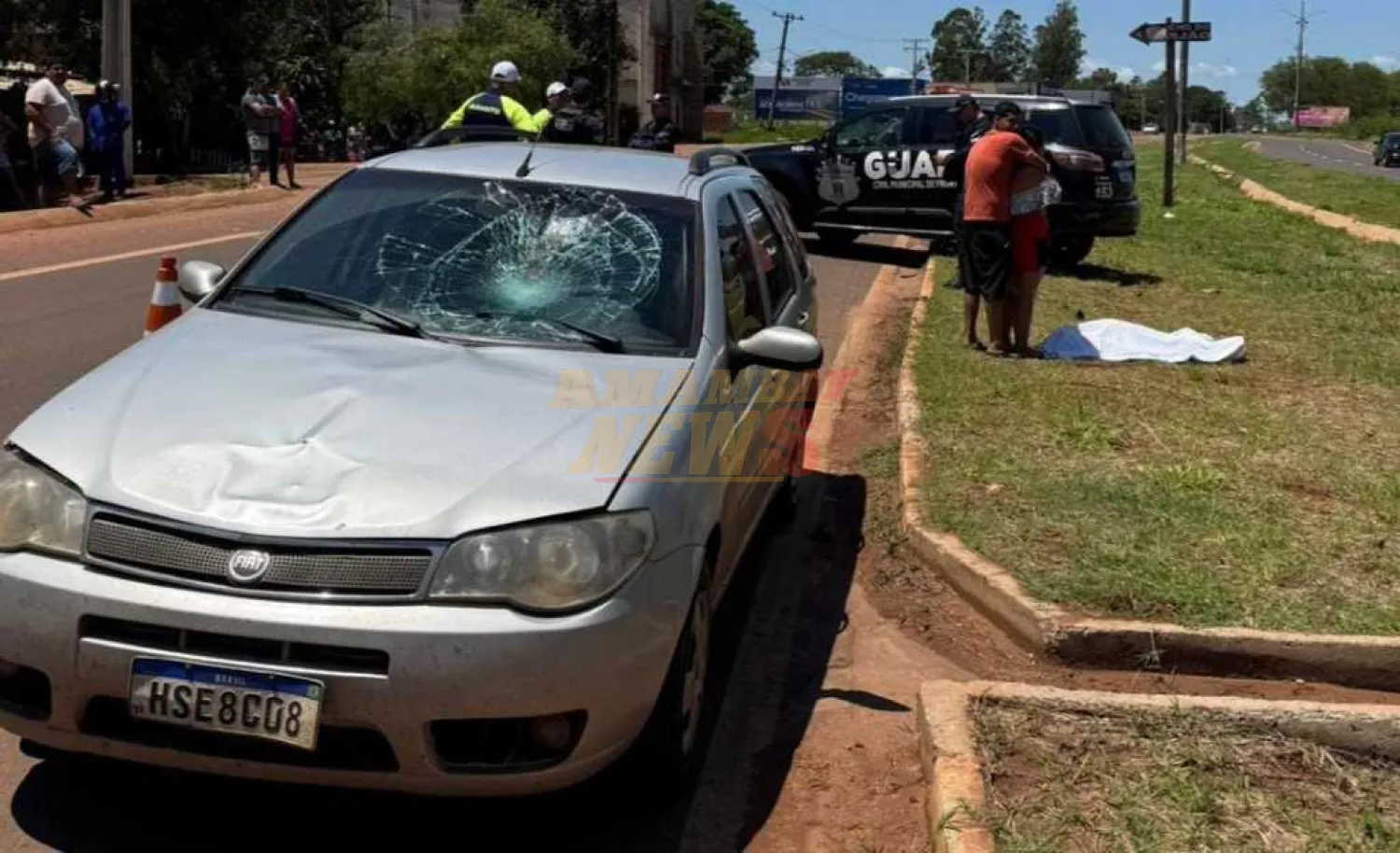 Accidente mata a un anciano en la MS 164 en Ponta Porã