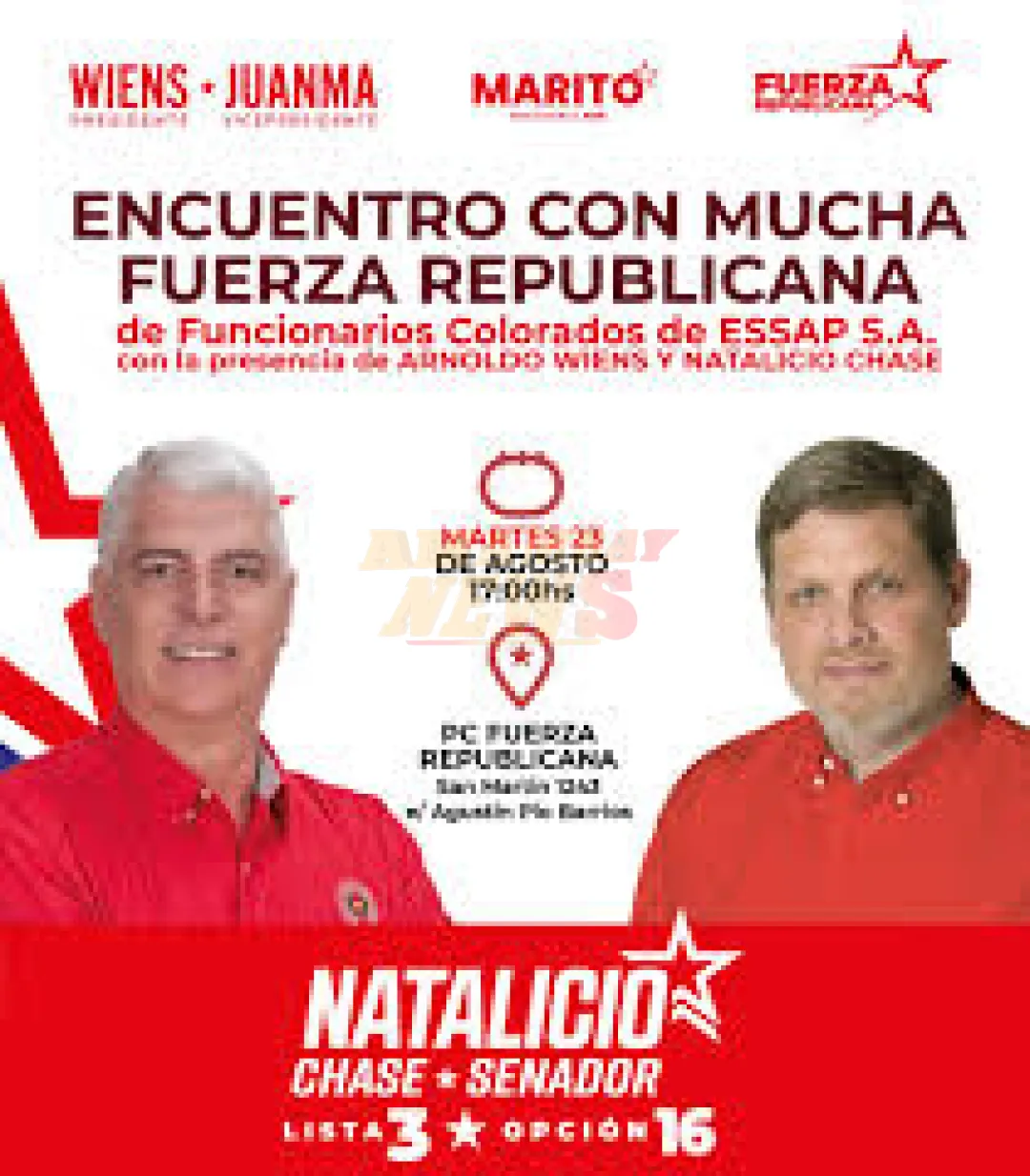 Chase duda que tempranera campaña de Wiens sea sostenible