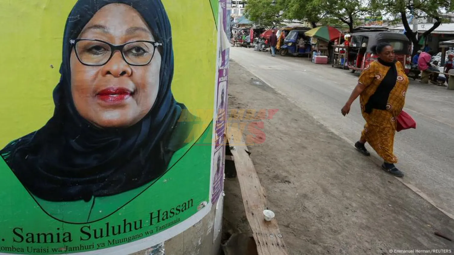 Tanzania: presidenta es reelegida con el 97,66% de los votos