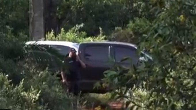 Sicarios abandonan la camioneta robada durante masacre en estancia de Amambay