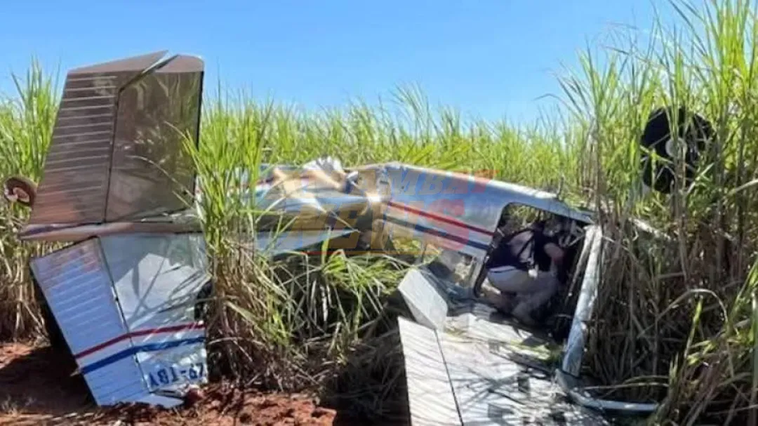 Avioneta capotó luego de un aparatoso aterrizaje en Caaguazú