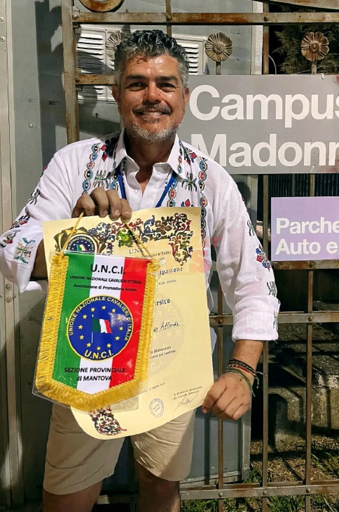 Tizas y fe: El pedrojuanino José Quevedo debutó en mayor evento de arte efímero