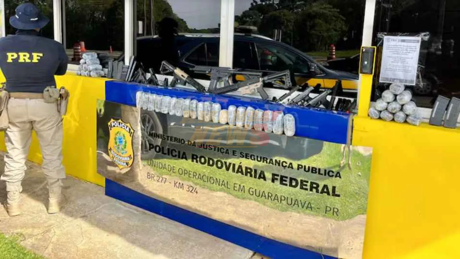 Caen paraguayos en Brasil con más de 100 kilos de cocaína, hachís y armas