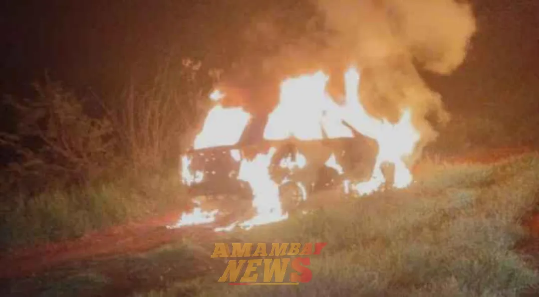Incendian camioneta utilizada para cometer millonario asalto en CDE
