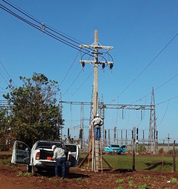 Habilitan nueva línea de media tensión para sistema eléctrico de Alto Paraná