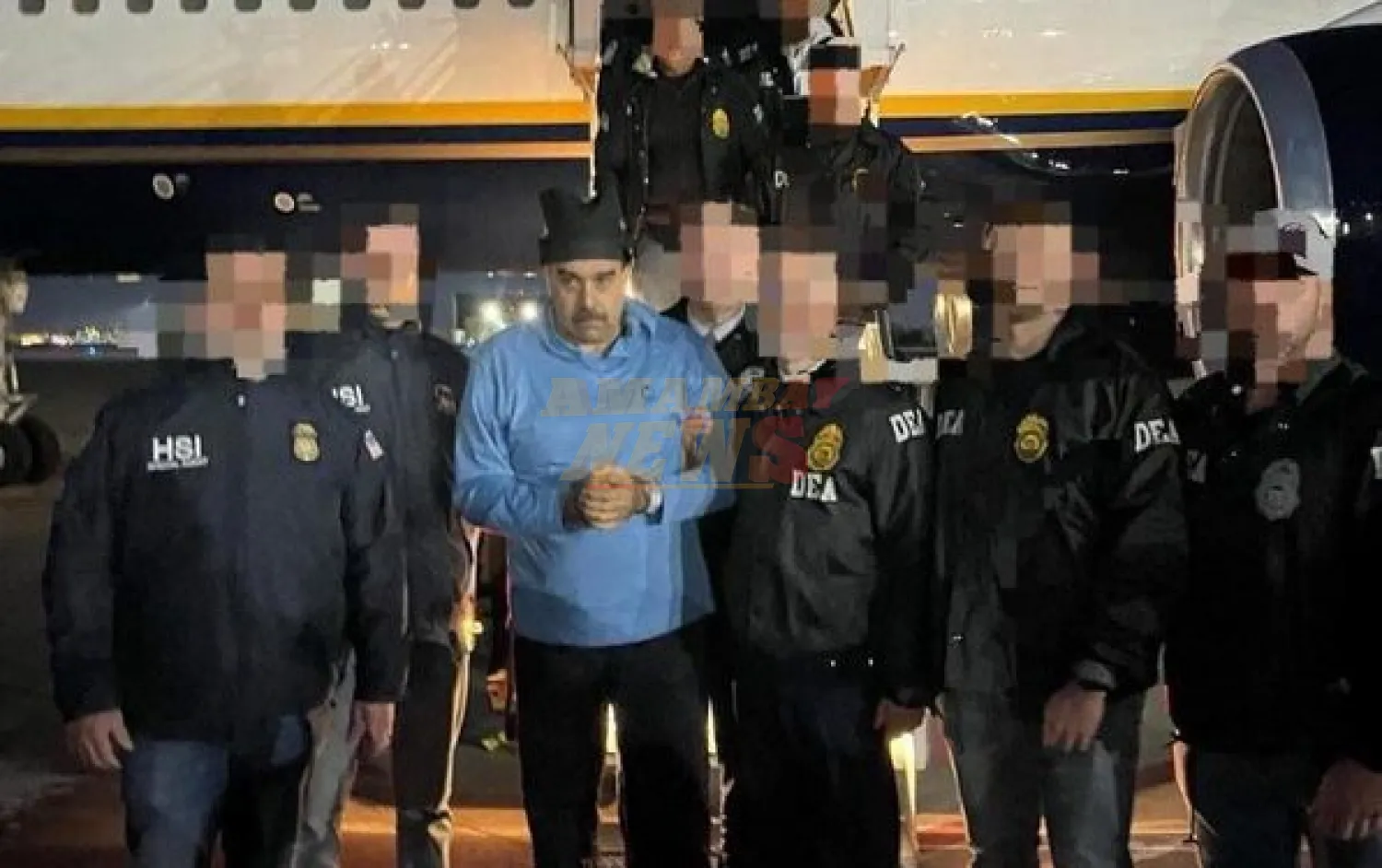 EEUU divulga nuevas fotografías de Nicolás Maduro tras su llegada a Nueva York (Fotos)