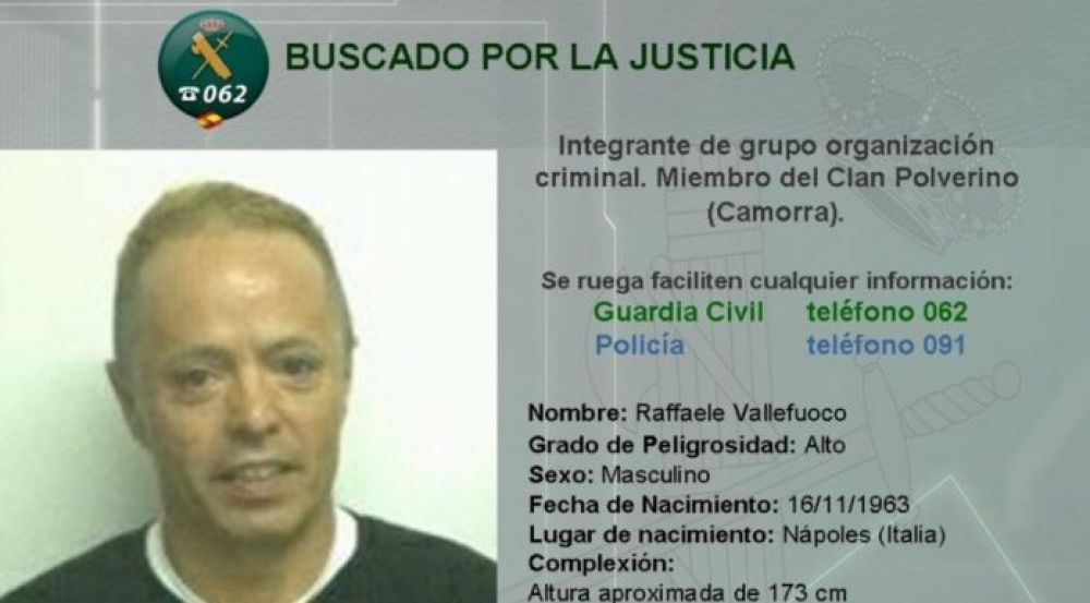 La caída del último capo del clan Polverino de la Camorra en España