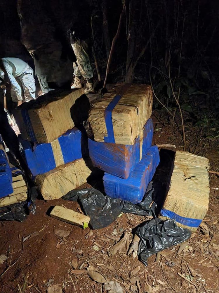 Carga de marihuana incautada en Zanja Pytã aparentemente iba a ser enviada al Brasil